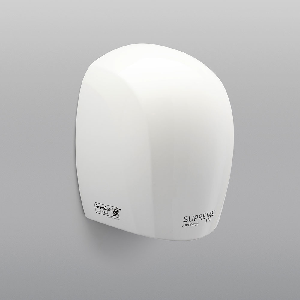 Supreme Airforce hand dryer white - SPL washrooms