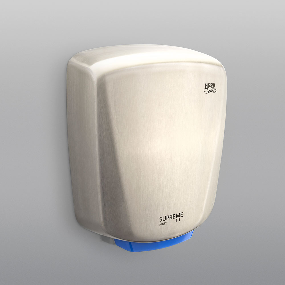 Supreme Airjet hand dryer stainless steel - SPL Washrooms