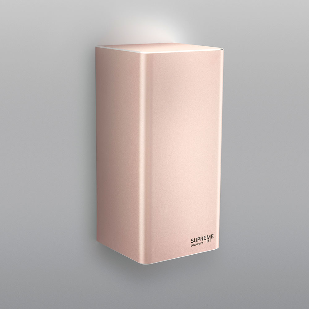 Supreme Diamond-V hand dryer rose gold - SPL Washrooms