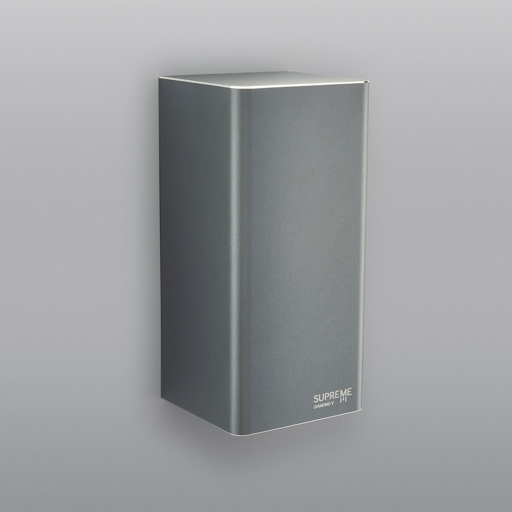 Supreme Diamond-V hand dryer titanium - SPL Washrooms