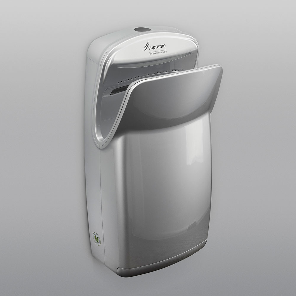 Supreme Jet Dry Executive II hand dryer platinum - SPL washrooms