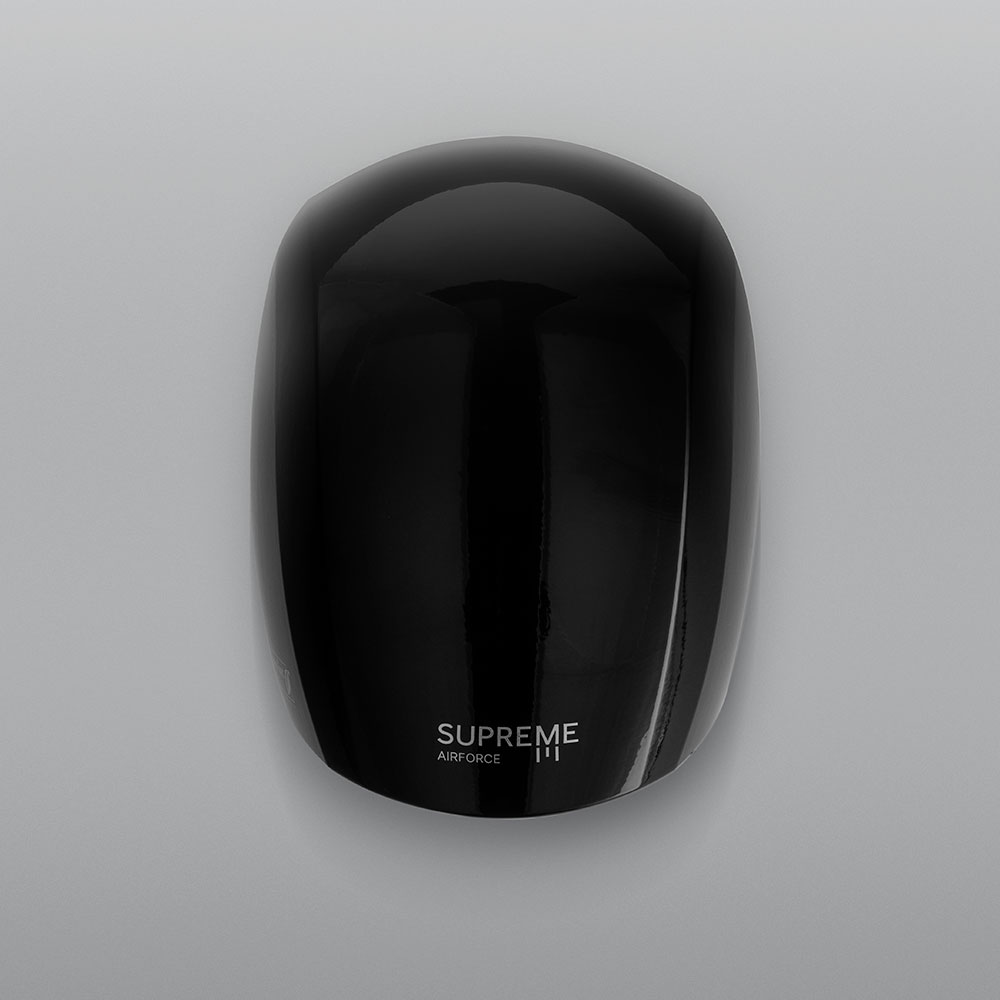 Supreme Airforce hand dryer black - SPL Washrooms