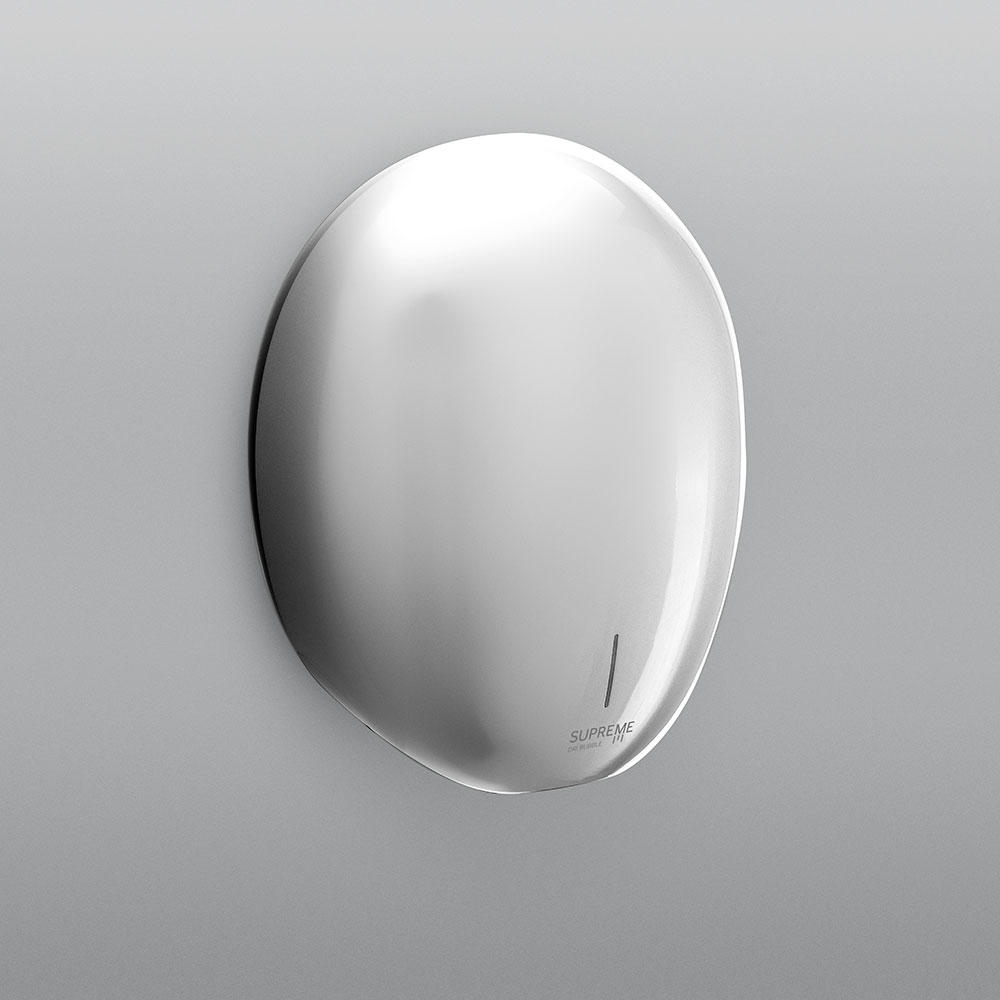 Supreme dri bubble hand dryer metallic grey