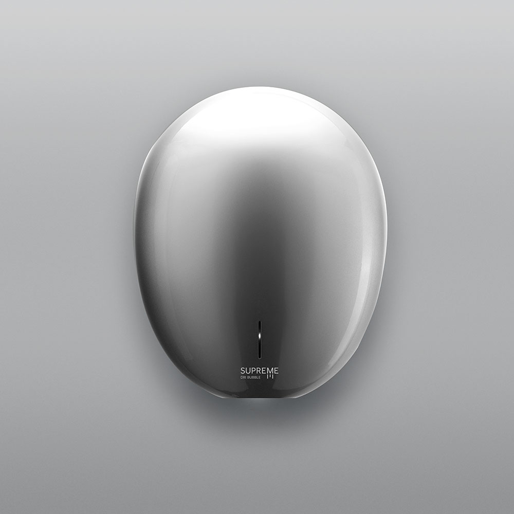 Supreme dri bubble hand dryer metallic grey